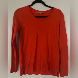 Ann Taylor Sweater, Red/Orange, Size Small, Like New Condition